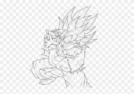 Check out our goku drawing selection for the very best in unique or custom,. Dragon Ball Z Coloring Pages Goku Super Saiyan Goku Blue Drawing Png Clipart 414250 Pikpng
