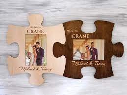 Peruse our collection for an assortment of photo frames, including family photo frames, love photo frames and marriage photo frames. Custom Puzzle Piece Photo Frame Mr Mrs Wedding Gift For Etsy In 2021 Puzzle Pieces Puzzle Piece Picture Frames Puzzle Frame