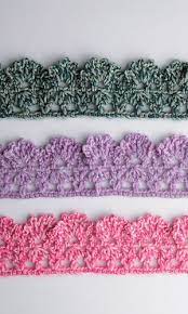 These Pretty Crochet Edges Are From Amicomo Edging 1 By Pierrot Mingky Tinky Tiger The Biddle Didd Crochet Edging Crochet Patterns Crochet Edging Pattern