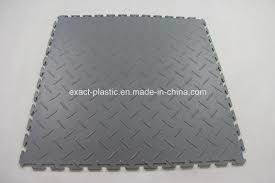 We carry a number of tiles in different sizes and colors perfect for putting under workbenches or where you work on vehicles. China 20 1 2 Inch W X 20 1 2 Inch L Diamond Plate Vinyl Garage Floor Tile China Garage Tile