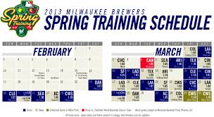 Reservations for 2022 spring training are now being taken. Milwaukee Brewers Announce 2013 Spring Training Schedule The Brewer Nation