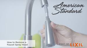 how to remove a faucet spray head youtube