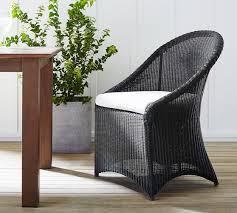 Explore 10 listings for wicker dining chairs uk at best prices. Palmetto Indoor Outdoor All Weather Wicker Dining Chair Black Pottery Barn