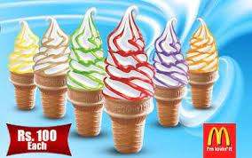 Karachi Stores Mcdonalds Swirl Ice Cream Cones Price Mcdonalds Ice Cream Ice Cream Cone Mcdonalds