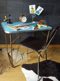 Lafuma Vintage Table Small Table Formica And Old Metal Camping Vintage Furniture Decor Camping Child Furnitur Vintage Table Kids Furniture Small Tables
