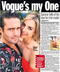 Vogue's my One spencer tells of his love for irish model