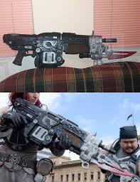 Pendulum Wars Retro Lancer From Gears Of War 3 Made Primarily Of Eva And Craft Foam As A Birthday Present For My Best Friend Gears Of War Gears Of War 3 War
