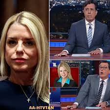 PAM BONDI STUNS LATE-NIGHT TV: 😮😲Her Savage Showdown With Stephen Colbert  Has Viewers Divided and the Media World Reeling In what's already being  called the most explosive moment in The Late Show's