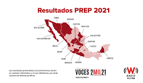 Facultad de asunción parcial e implementar el conteo rápido en las elecciones de gobernador o gobernadora: Prep Elecciones Sigue Los Resultados Prep 2021 Sociedad W Radio Mexico