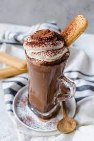 Tiramisu Hot Cocoa Chocolate Recipes Hot Chocolate Recipes Chocolate Drinks