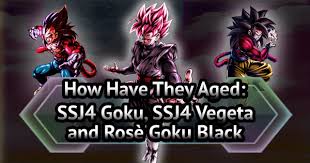 We would like to show you a description here but the site won't allow us. How Have They Aged Ssj4 Goku Ssj4 Vegeta And Rose Goku Black Dragon Ball Legends Wiki Gamepress