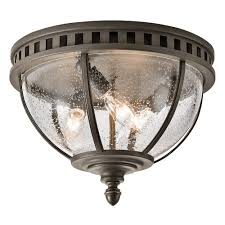 Outdoor lights fromscotlight direct can help illuminate your garden, backyard or driveway in style. Elstead Lighting Kl Halleron F Kichler Halleron 3 Light Outdoor Flush Ceiling Porch Fitting In Londonderry Finish Castlegate Lights