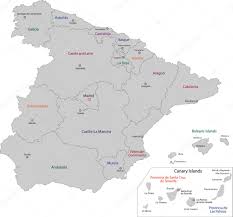 Schwer gelber stern grauer stern (6). Vektorgrafiken Spanien Karte Umriss Vektorbilder Spanien Karte Umriss Depositphotos