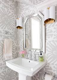 Oh My Goodness Love Love Love This Wallpaper Sigourney Large Scale 2470 13wp From Quadrille Powder Room Small Bathroom Wallpaper Powder Room Wallpaper