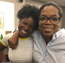 Contact oprah winfrey on messenger. Oprah Winfrey Introduces Actor Who Will Play Her Character As A Child In Biopic Daily Mail Online