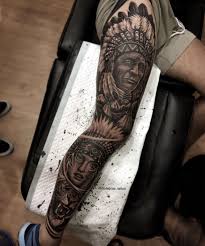 Love The Indian Heritage Tattoos Of Honor Life Leg Sleeve Sleevetattoos Leg Sleeve Tattoo Full Leg Tattoos Native American Tattoo