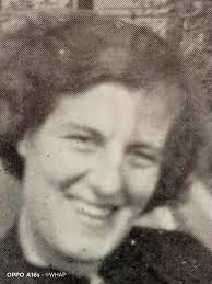 Staff member ivy Morris now sadly passed away with huwie Green at Barry  woolworth store 108