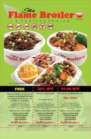 Harvard In Irvine Flame Broiler Coupons Broiler Food Eat