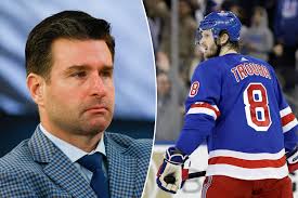 Jacob Trouba, Rangers at odds