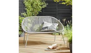 Made with a high quality steel pipe and waterproof polyester cloth, this swing seat is large enough to seat 3 and comes with seat and back cushions for maximum comfort. Buy Argos Home Nordic Spring 2 Seater Bench Garden Benches And Arbours Argos