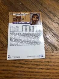1993-94 NBA Hoops Gold GEORGE LYNCH Rookie RC LA Lakers #354