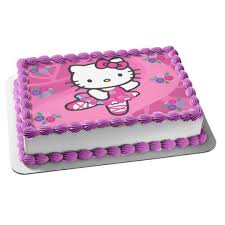 Buy cat cake decorations and get the best deals at the lowest prices on ebay! Hello Kitty Ballerina Edible Cake Toppers Edible Image Cake Toppers Frosting Sheets Abpid27834 Walmart Com Walmart Com