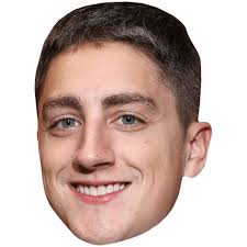 Danny Gonzalez (Smile) Celebrity Mask, Flat Card Face, Fancy Dress Mask