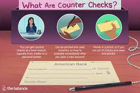 Call us for instant ach approval: How Counter Checks Work Checks From Your Branch