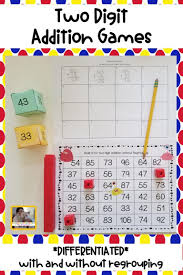 Two Digit Addition Games Video In 2020 Addition Games Math Resources Teaching