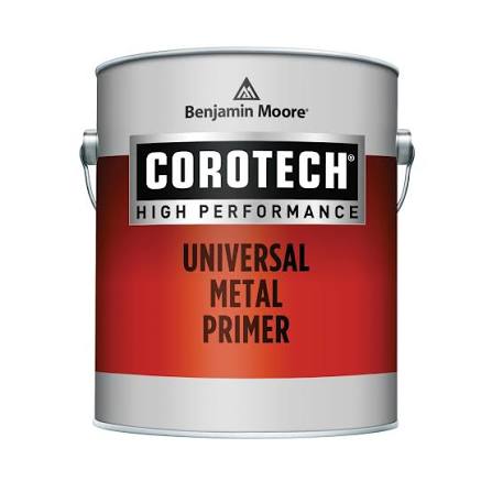 Benjamin Moore Corotech V131.70.1 Universal Metal Primer, Flat, Gray, 1  gal, Pail