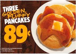 In fact it is the third largest hamburger fast food chain in the country. Burger King Breakfast Deal Stack Of Three Pancakes For Just 89 Cents
