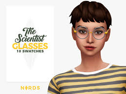 We have found cool sims 4 glasses cc for sims 4 player, try the awesome glasses like hipster, aviator, heart shape, cat eye, maxis match glasses. The Sims Resource The Scientist Glasses