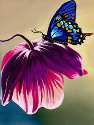 There are so many great butterfly activities for the preschool age online. Drawing Butterfly On A Flower Novocom Top