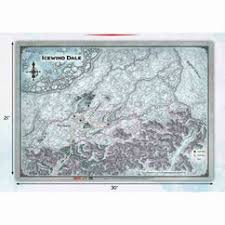 For use with the fifth edition player's. Dungeons Dragons Sword Coast Adventurer S Guide Faerun Map Game Nerdz