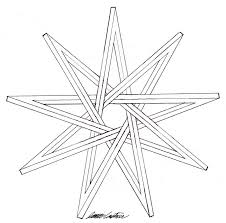 Nine Pointed Impossible Star By Thecelticpoet On Deviantart Geometric Star Star Clipart Star Art