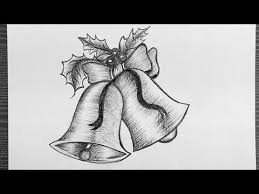Christmas Bells Drawing How To Draw Christmas Bells Christmas Special Drawing Pencil Art Youtube Christmas Bells Drawing Pencil Drawings Drawings