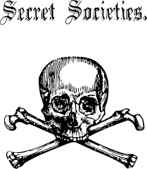 Scary skull and cross bones vector line art image | Public domain ...