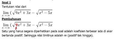 Terjawab • terverifikasi oleh ahli. Contoh Soal Limit Trigonometri Tak Hingga Bentuk Akar Kumpulan Contoh Surat Dan Soal Terlengkap