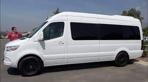 Optional and european model shown. Here S A Tour Of A 200 000 Custom Mercedes Sprinter Van Youtube