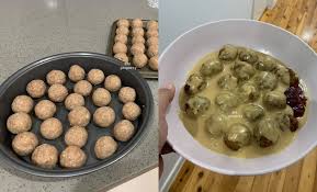 Taburkan serbuk & sos black pepper. Resepi Meatball Ikea Siap Dengan Sos Gravy Boleh Buat Sendiri Dekat Rumah