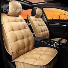 Elegant Super Comfortable Square Patterned Pure Colored Car Seat Cover Seat Covers Car Seats Tactical Seat Covers
