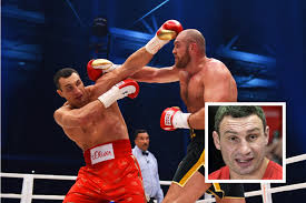 Tyson will not be appearing on the family episode of love island (image: Wladimir Klitschko S Brother Saved Tyson Fury Fight Amid Ring Canvas Controversy The Athletic