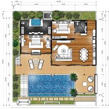 Khaolak Tropical Villas Home Design Floor Plans Dream House Plans Small House Plans