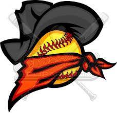 Bandit Softball Cowboy Clipart Logo With Cowboy Hat And Bandana Softball Softball Logo Bandit
