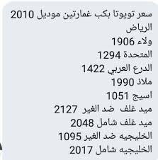 Uzivatel أمنها لأسعار التأمين Na Twitteru اسعار تأمين لكزس Rx450 موديل 2017و فورد تورس2013 تويوتا بكب 2010 المدينه الرياض عن طريق الخاص من المتابعين