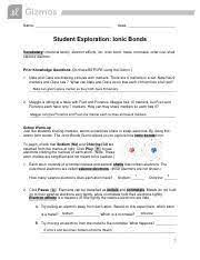 Ionic bonds student exploration gizmo worksheet ionic bonding covalent bonding worksheet covalent bonding. The Red Blitz Exploring Ionic And Covalent Bonds Gizmo Ionic And Covalent Bonds Gizmos Write Answers On Your Own Paper Student Exploration Ionic What Are The General Properties Of Ionic And Covalent Compounds