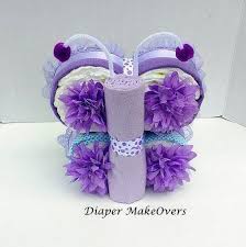 Girl Diaper Cake Unique Diaper Cake Baby Gift Butterfly Etsy Unique Baby Shower Gifts Unique Baby Gifts Butterfly Diaper Cake