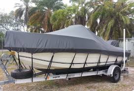 Century 1902 center console trailerable fishing boat cover. Styled To Fit Boat Covers Carver By Covercraft