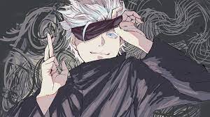 Anime neko kawaii anime gato anime manga anime manga art hot anime boy anime boys cool anime guys blue hair anime boy. Anime Jujutsu Kaisen Satoru Gojo White Hair Blue Eyes Boy School Uniform Hd Wallpaper Peakpx