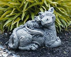 Makers Of Fine Stone Garden Accents Dragon Garden Dragon Statue Garden Statues